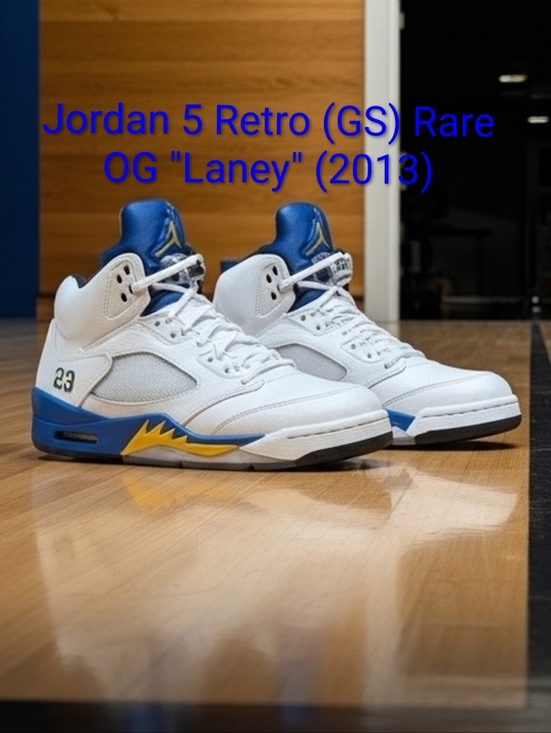 Jordan Other - Jordan 5 Retro (GS) Rare OG "Laney" (2013) Mens 6Y Womens 7.5 EUC